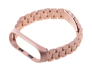 Bransoletka pasek Xiaomi Mi Band 3/ Xiaomi Mi Band 4 - rose gold - Akcesoria do smartwatchy - miniaturka - grafika 1