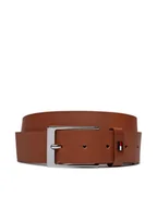 Paski - Tommy Hilfiger Pasek Męski Layton Leather 3.5 AM0AM10316 Brązowy - miniaturka - grafika 1