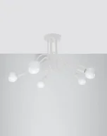 Lampy sufitowe - Sollux Lighting Żyrandol SUPEŁ 5 biały - miniaturka - grafika 1