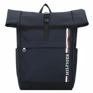 Plecaki - Tommy Hilfiger TH Monotype Plecak 45.5 cm Komora na laptopa space blue - miniaturka - grafika 1