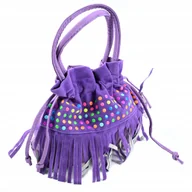Torebki damskie - Dziecięca Torebka Z Frędzlami Torba Różne Kolory - miniaturka - grafika 1