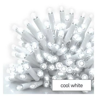 Oświetlenie łączone Profi - łańcuch 100 LED 10m zimna biel, biały przewód, IP44 - Oświetlenie świąteczne - miniaturka - grafika 1