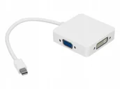 Kable komputerowe i do monitorów - Mini DisplayPort do Hdmi Vga DVI Thunderbolt Mac - miniaturka - grafika 1