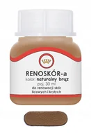 Kosmetyki samochodowe - Renoskór Farba Lakier Do Skóry Naturalny Brąz - miniaturka - grafika 1