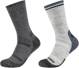 Skechers 2PPK Men Trail Wool Socks SK41104-9300 Rozmiar: 39-42 - Skarpetki sportowe męskie - miniaturka - grafika 1