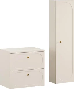 Zestaw meblowy 60cm z blatem i Szafką wysoką - Meble łazienkowe - miniaturka - grafika 1