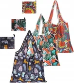 Torby i wózki na zakupy - Doineufl Zestaw 3 Toreb na Zakupy na Ramię Wzór Jke - miniaturka - grafika 1