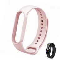 Akcesoria do smartwatchy - Opaska YunMi do Xiaomi Mi Band 7 Pudrowy Róż Pink - miniaturka - grafika 1