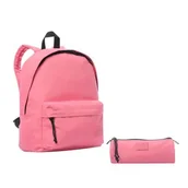 Plecaki - TOTTO Plecak + piórnik Szkoła - Biuro - Podróż 16L KALEX PACKX2, różowy, S - miniaturka - grafika 1