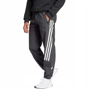 Spodnie męskie adidas Future Icons 3S Woven czarne IN3318 M - Dresy męskie - miniaturka - grafika 1