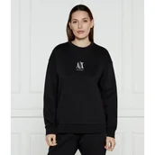 Bluzy damskie - Armani Exchange Bluza | Relaxed fit - miniaturka - grafika 1
