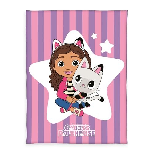 Herding Gabby's Dollhouse koc polarowy, ok. 130 x 170 cm, 100% poliester