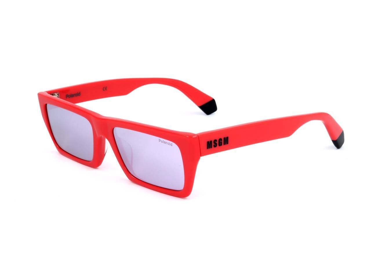 Męskie okulary przeciwsłoneczne Polaroid Premium PLD MSGM 1/G 0A4 RED BLACK 53/17/150