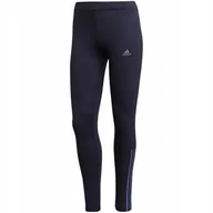 Legginsy - Legginsy damskie adidas Essentials Fitted granatowe H10252 L - miniaturka - grafika 1