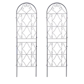 Pozostałe akcesoria do uprawy roślin - 2x Podpórka do roślin 190x55 cm - wzór geometryczny - Cultivo - miniaturka - grafika 1