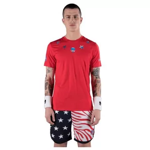 Koszulka tenisowa męska z krótkim rękawem Hydrogen star tech tee - Tenis ziemny - miniaturka - grafika 1