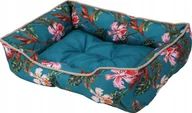 Legowiska dla psów - Legowisko dla zwierząt w kwiaty 50x40 cm - miniaturka - grafika 1