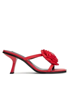 KARL LAGERFELD Klapki Karmel KL33624 Czerwony - Klapki i japonki damskie - miniaturka - grafika 1