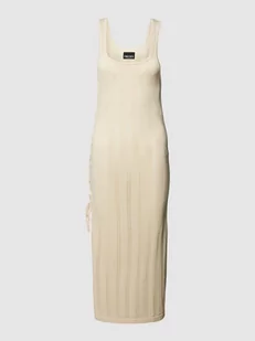 Sukienka z dzianiny z ażurowym wzorem model ‘BEANA’ - Sukienki - miniaturka - grafika 1