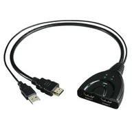 Rozgałęźniki - Hama ROZDZIELACZ HDMI 1X HDMI WTYK 2X HDMI GNIAZDO 001217760000 - miniaturka - grafika 1
