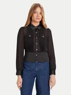 Koszule damskie - Morgan Koszula 232-CLOCLO Czarny Regular Fit - miniaturka - grafika 1