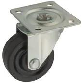 Zawiasy, okucia i inne akcesoria - Zestaw z kołem 40 mm/20 kg, płyta obrotowa - miniaturka - grafika 1