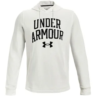 Bluza męska Under Armour  RIVAL TERRY COLLEGIATE HD-WHT L - Bluzy sportowe męskie - miniaturka - grafika 1