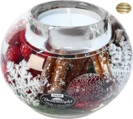 Świeczniki - ŚWIECZNIK SZKLANY ZIMOWY PREZENT DLA BABCI, CIOCI, MAMY - miniaturka - grafika 1