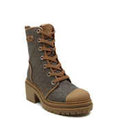 Botki damskie - Michael Kors Botki | z dodatkiem skóry - miniaturka - grafika 1