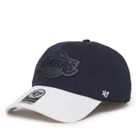 Czapki męskie - Czapka z daszkiem 47 Brand NBA Los Angeles Lakers '47 x Tommy Hilfiger Courtside '47 Clean Up THCCU174GWL Granatowy - miniaturka - grafika 1
