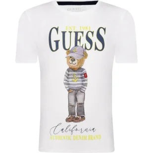 Guess T-shirt Regular Fit - Koszulki dla chłopców - miniaturka - grafika 1