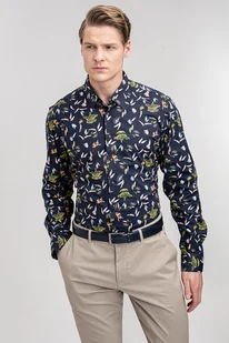 Koszula męska XAVIERO 01530A75FSA - Koszule męskie - miniaturka - grafika 1