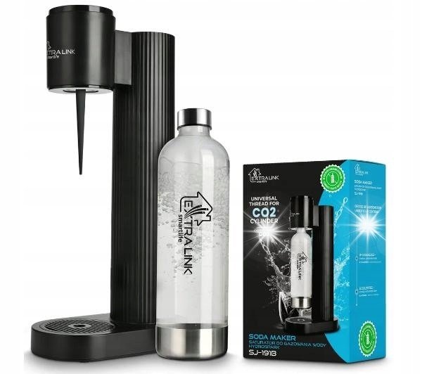 Saturator do gazowania wody Extralink SmartLife Hydrospark Czarny