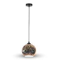 Lampy sufitowe - V-TAC 3D Glass Series Wisząca V-TAC 40121 - miniaturka - grafika 1