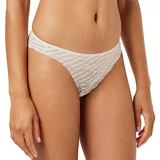 Majtki damskie - Sloggi Damskie stringi Zero Lacy H Tiny, Naturel, XS - grafika 1