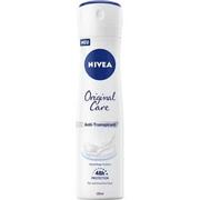 Kosmetyki do kąpieli - NIVEA Original Care 84168-01000-30 antyperspirant w sprayu (150 ml), dezodorant z esencją do pielęgnacji skóry i łagodnym zapachem, skuteczna ochrona 48h - miniaturka - grafika 1