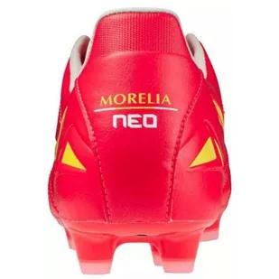 Buty Mizuno Morelia Neo IV PRO MD M (kolor Czerwony, rozmiar 44 1/2) - Buty sportowe męskie - miniaturka - grafika 4