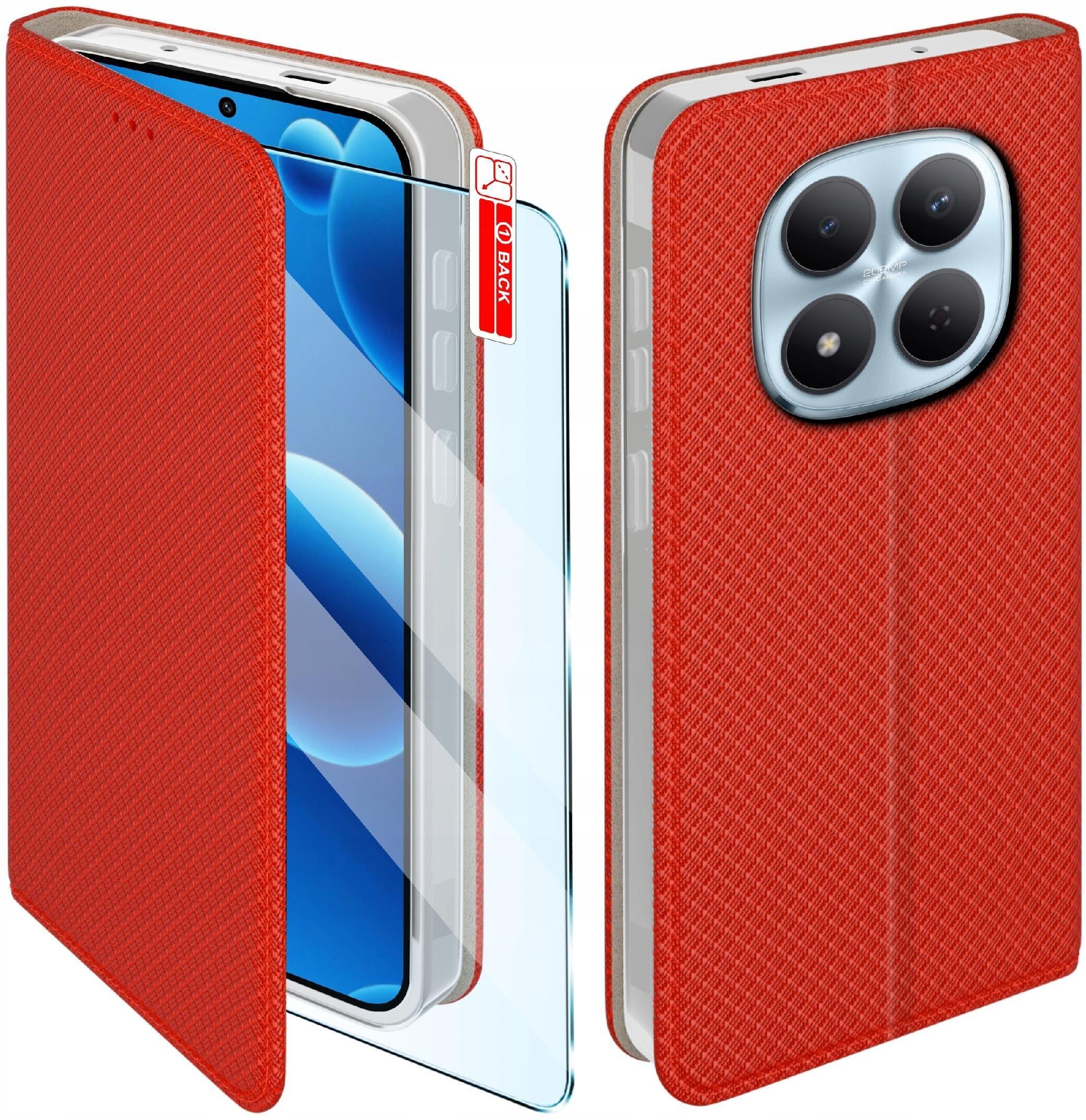Etui z klapką do Xiaomi Redmi Note 15 Pro 5G Zamykane Futerał +Szkło