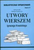 Pomoce naukowe - Utwory Wierszem Ignacego Krasickiego. Biblioteczka opracowań. Zeszyt nr 9 - Danuta Polańczyk Oprac - książka - miniaturka - grafika 1