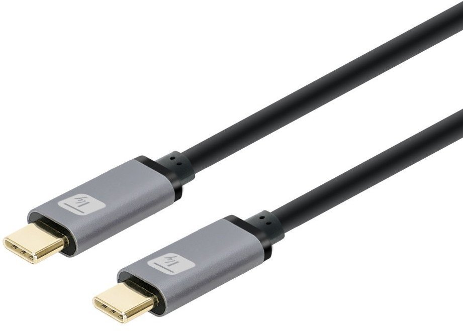 TECHLY USB3.2 Gen.2 Kabel Stecker Typ-C - Stecker USB Typ-C Schwarz 1m