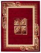 Dywany - Dywan turecki CHEMEX Atlas BCF 4489B, czerwony, 100x200 cm - miniaturka - grafika 1