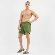 Spodnie sportowe męskie - Męskie spodenki plażowe Prosto Flipper - zielone - PROSTO - miniaturka - grafika 1
