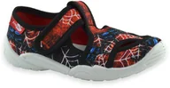 Buty dla chłopców - Chłopięce kapcie do szkoły RenBut 33-375_P-1055 Pająk Czerwone - miniaturka - grafika 1