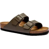 Klapki i japonki męskie - Birkenstock Skórzane klapki Arizona NL EVA | regular fit - miniaturka - grafika 1