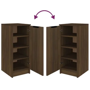 Lumarko Szafka na buty, brązowy dąb, 30x35x70 cm - Szafki na buty - miniaturka - grafika 9