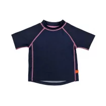 Stroje kąpielowe dla dziewczynek - Lassig Koszulka T-shirt do pływania Navy UV 50+ 18-24 m-ce - grafika 1