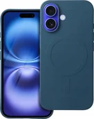 Etui i futerały do telefonów - OEM Futerał SILICONE MAG COVER big hole kompatybilny z MagSafe do IPHONE 16 niebieski - miniaturka - grafika 1