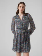 Sukienki - Vero Moda Sukienka codzienna Abby 10291789 Kolorowy Regular Fit - miniaturka - grafika 1