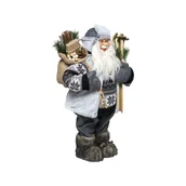 Ozdoby bożonarodzeniowe - Figurka Mikołaja Z Nartami - miniaturka - grafika 1