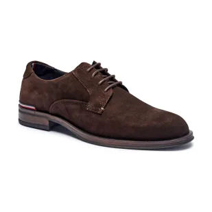 Tommy Hilfiger Skórzane derby CORE RWB - Półbuty męskie - miniaturka - grafika 1